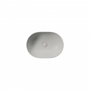 GSI PURA Раковина накладная овальная 50x35 (Cenere)