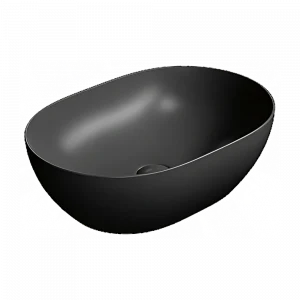 GSI PURA Раковина накладная овальная 50x35 (Ardesia)