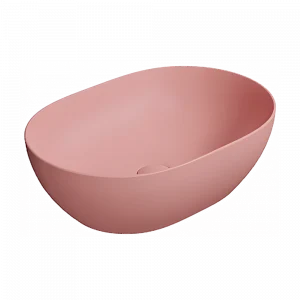 GSI PURA Раковина накладная овальная 50x35 (Blush)