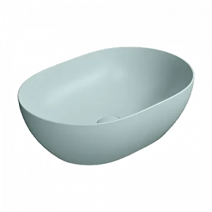 GSI PURA Раковина накладная овальная 50x35 (Ghiaccio)