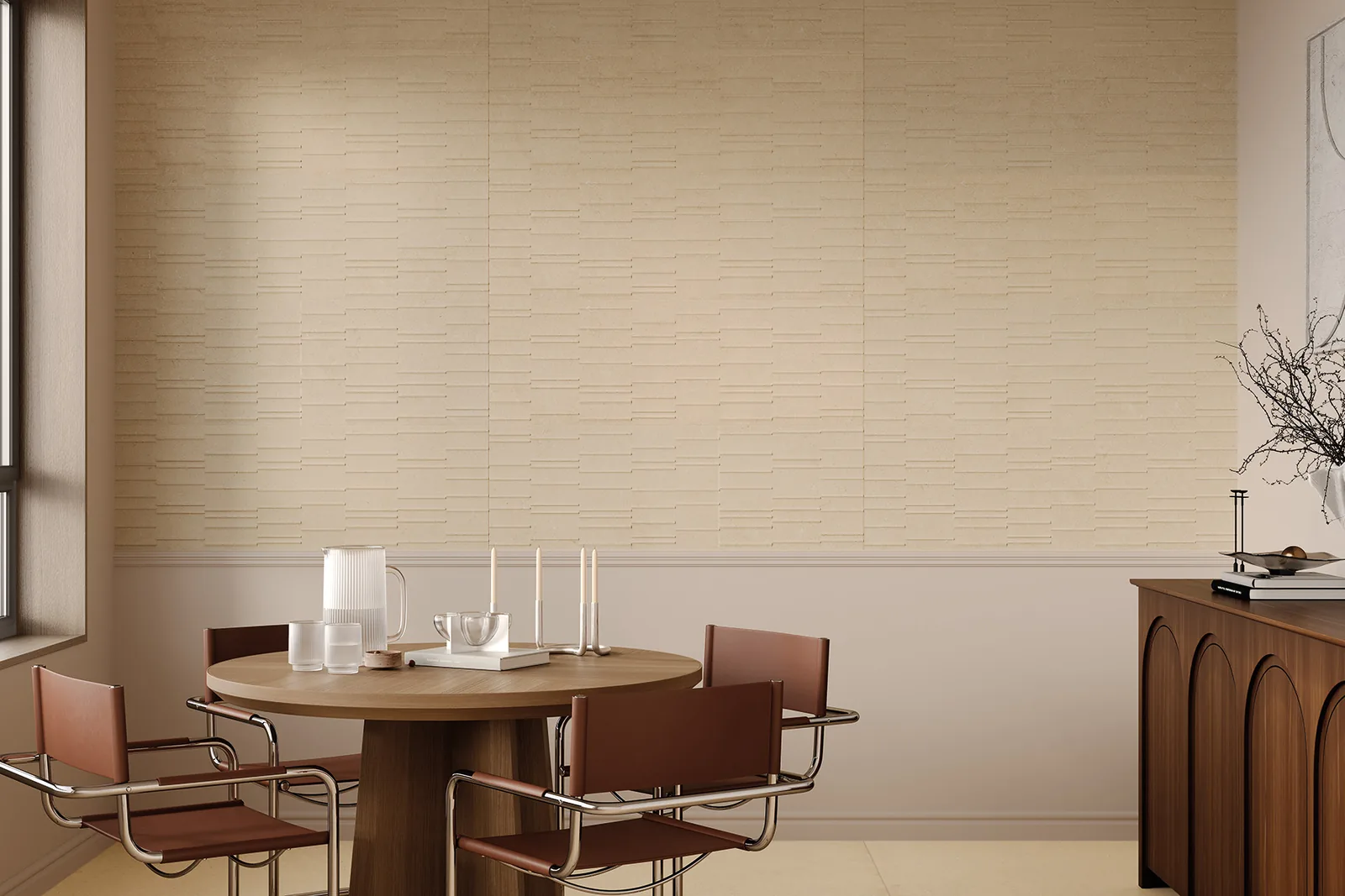 LIMESTONE BEIGE - столовая