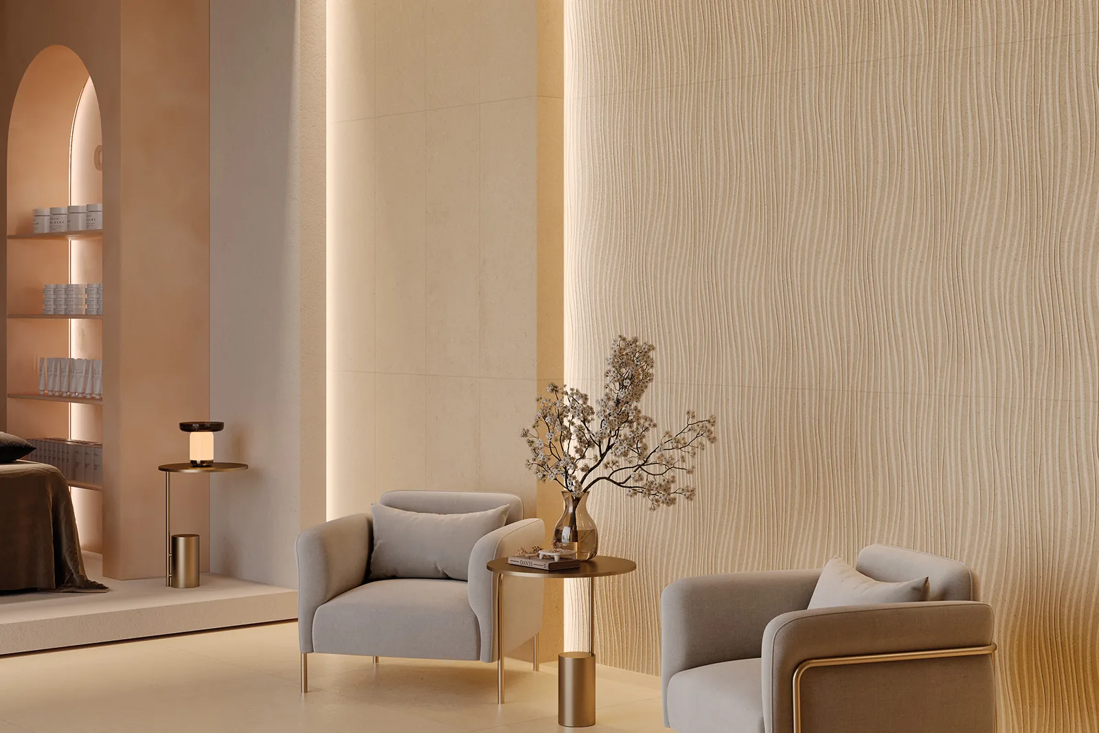 LIMESTONE BEIGE - гостиная