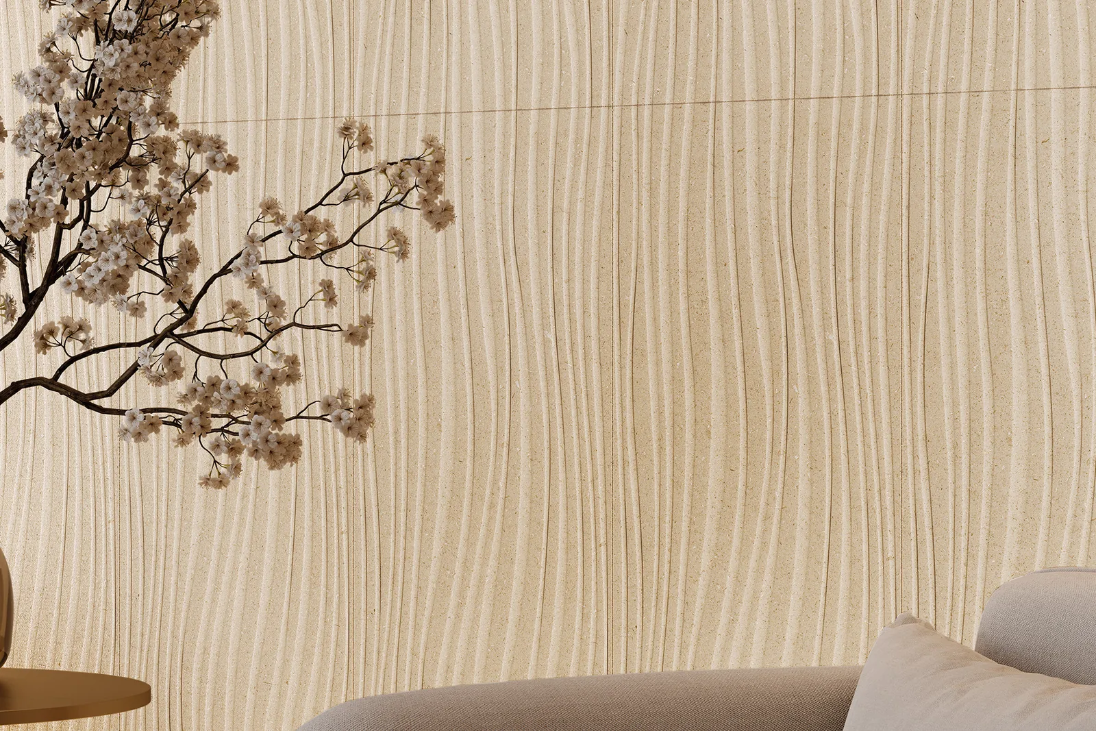LIMESTONE BEIGE - гостиная, фрагмент