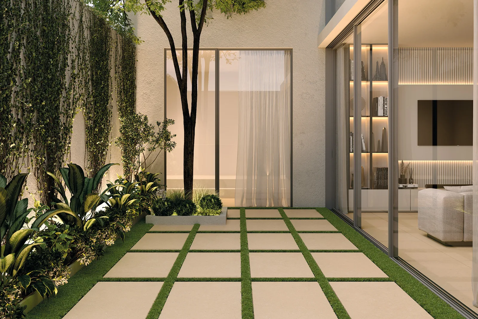 LIMESTONE BEIGE - терраса