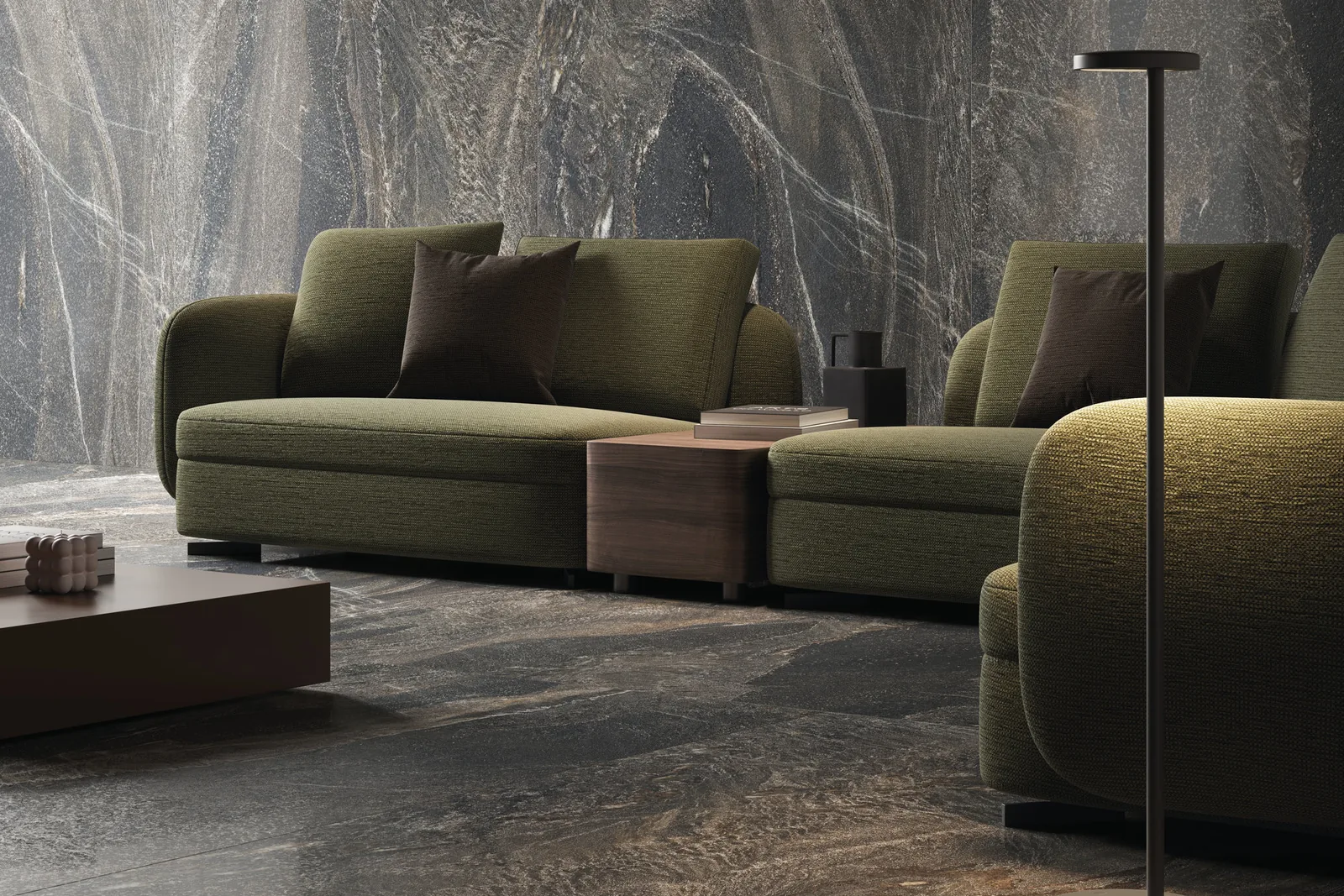 PIETRE MAXFINE Jatoba Brown - интерьер, гостиная, фрагмент