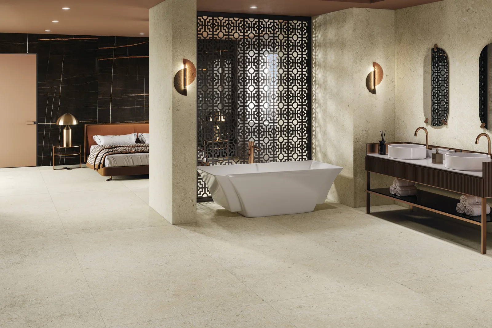 PIETRE MAXFINE Lunar Stone - интерьер, спальня