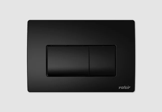 VALSIR P1 Панель смыва (чёрный матовый)