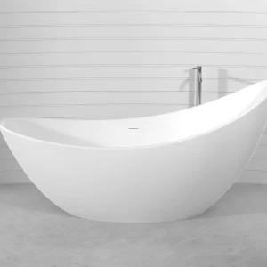TECHNOVA LUNA Ванна отдельностоящая 188x78 (чёрный матовый снаружи)